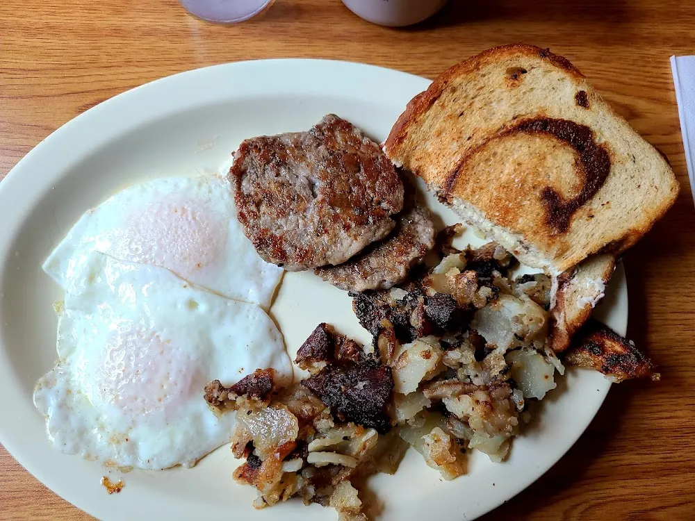 Eggs Toast and Home Fries